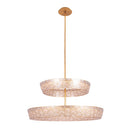 LED Pendant<br /><span style="color:#4AB0CE;">Entrega: 4-10 dias en USA</span><br /><span style="color:#4AB0CE;font-size:60%;">PREGUNTE POR ENTREGA EN PANAMA</span><br />Collection: Geo<br />Finish: Oxidized Gold Leaf