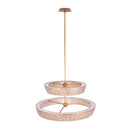 LED Pendant<br /><span style="color:#4AB0CE;">Entrega: 4-10 dias en USA</span><br /><span style="color:#4AB0CE;font-size:60%;">PREGUNTE POR ENTREGA EN PANAMA</span><br />Collection: Geo<br />Finish: Oxidized Gold Leaf