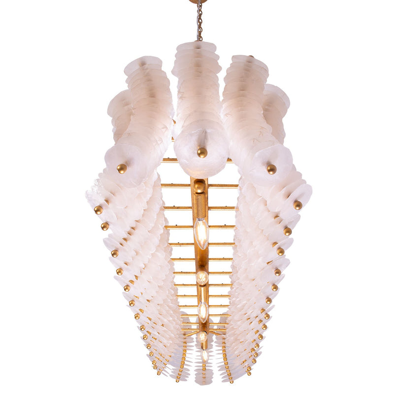 12 Light Island Pendant<br /><span style="color:#4AB0CE;">Entrega: 4-10 dias en USA</span><br /><span style="color:#4AB0CE;font-size:60%;">PREGUNTE POR ENTREGA EN PANAMA</span><br />Collection: Gossamer<br />Finish: Oxidized Gold Leaf