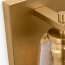 One Light Wall Sconce<br /><span style="color:#4AB0CE;">Entrega: 9-10 semanas en USA</span><br /><span style="color:#4AB0CE;font-size:60%;">PREGUNTE POR ENTREGA EN PANAMA</span><br />Collection: Mercer<br />Finish: Burnished Brass