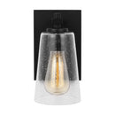 One Light Wall Sconce<br /><span style="color:#4AB0CE;">Entrega: 4-10 dias en USA</span><br /><span style="color:#4AB0CE;font-size:60%;">PREGUNTE POR ENTREGA EN PANAMA</span><br />Collection: Mercer<br />Finish: Midnight Black