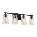 Four Light Vanity<br /><span style="color:#4AB0CE;">Entrega: 4-10 dias en USA</span><br /><span style="color:#4AB0CE;font-size:60%;">PREGUNTE POR ENTREGA EN PANAMA</span><br />Collection: Mercer<br />Finish: Midnight Black