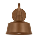 One Light Wall Lantern<br /><span style="color:#4AB0CE;">Entrega: 34-35 semanas en USA</span><br /><span style="color:#4AB0CE;font-size:60%;">PREGUNTE POR ENTREGA EN PANAMA</span><br />Collection: Barn Light<br />Finish: Natural Copper