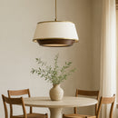Six Light Pendant<br /><span style="color:#4AB0CE;">Entrega: 4-10 dias en USA</span><br /><span style="color:#4AB0CE;font-size:60%;">PREGUNTE POR ENTREGA EN PANAMA</span><br />Collection: Desert Flyer<br />Finish: Satin Brass/Medium Walnut