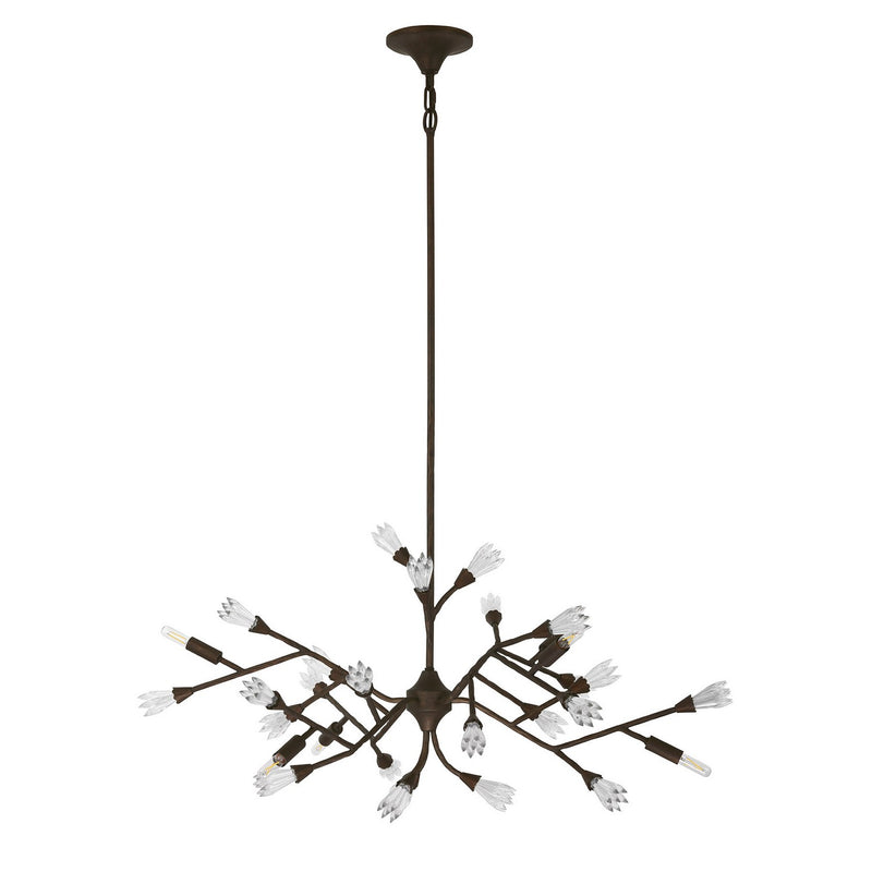 Six Light Chandelier<br /><span style="color:#4AB0CE;">Entrega: 4-10 dias en USA</span><br /><span style="color:#4AB0CE;font-size:60%;">PREGUNTE POR ENTREGA EN PANAMA</span><br />Collection: Malinda<br />Finish: Bark