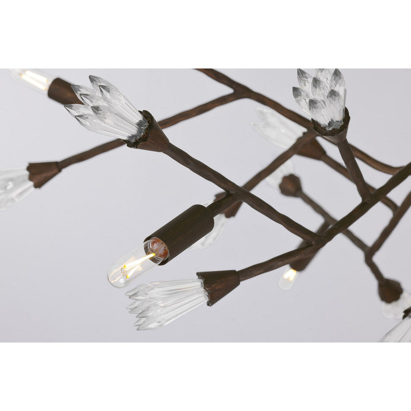 Six Light Chandelier<br /><span style="color:#4AB0CE;">Entrega: 4-10 dias en USA</span><br /><span style="color:#4AB0CE;font-size:60%;">PREGUNTE POR ENTREGA EN PANAMA</span><br />Collection: Malinda<br />Finish: Bark