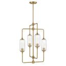 Four Light Chandelier<br /><span style="color:#4AB0CE;">Entrega: 4-10 dias en USA</span><br /><span style="color:#4AB0CE;font-size:60%;">PREGUNTE POR ENTREGA EN PANAMA</span><br />Collection: Holton<br />Finish: Warm Brass