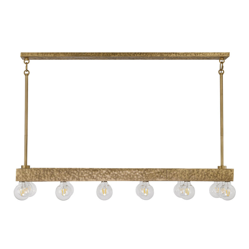 14 Light Linear Chandelier<br /><span style="color:#4AB0CE;">Entrega: 4-10 dias en USA</span><br /><span style="color:#4AB0CE;font-size:60%;">PREGUNTE POR ENTREGA EN PANAMA</span><br />Collection: Etereo<br />Finish: Spumante