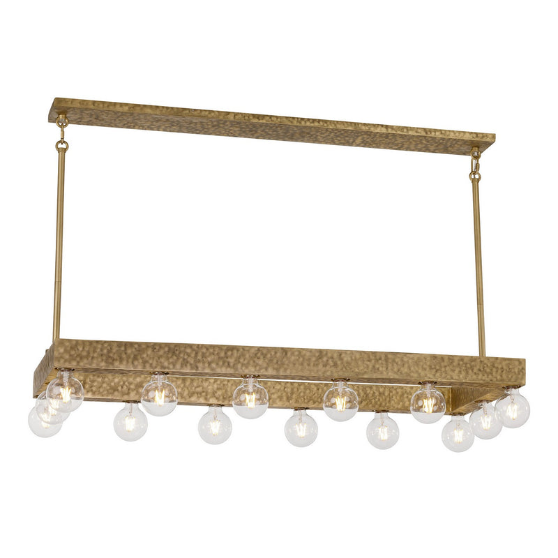 14 Light Linear Chandelier<br /><span style="color:#4AB0CE;">Entrega: 4-10 dias en USA</span><br /><span style="color:#4AB0CE;font-size:60%;">PREGUNTE POR ENTREGA EN PANAMA</span><br />Collection: Etereo<br />Finish: Spumante