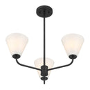 Savoy House - 1-4013-3-89 - Three Light Chandelier - Blair - Matte Black