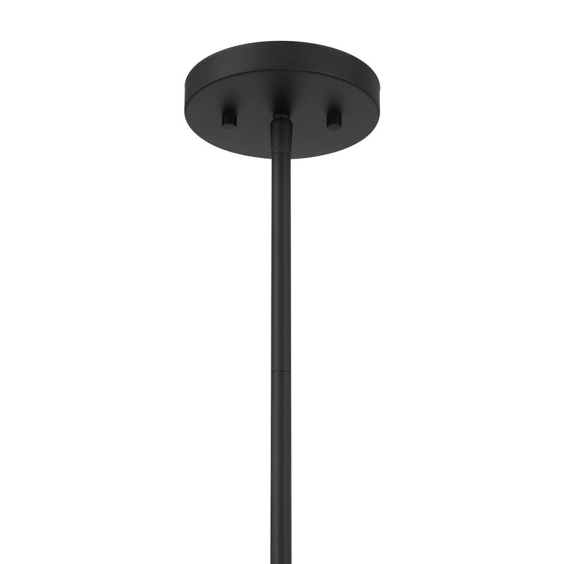 Three Light Chandelier<br /><span style="color:#4AB0CE;">Entrega: 4-10 dias en USA</span><br /><span style="color:#4AB0CE;font-size:60%;">PREGUNTE POR ENTREGA EN PANAMA</span><br />Collection: Blair<br />Finish: Matte Black