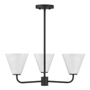 Three Light Chandelier<br /><span style="color:#4AB0CE;">Entrega: 4-10 dias en USA</span><br /><span style="color:#4AB0CE;font-size:60%;">PREGUNTE POR ENTREGA EN PANAMA</span><br />Collection: Blair<br />Finish: Matte Black