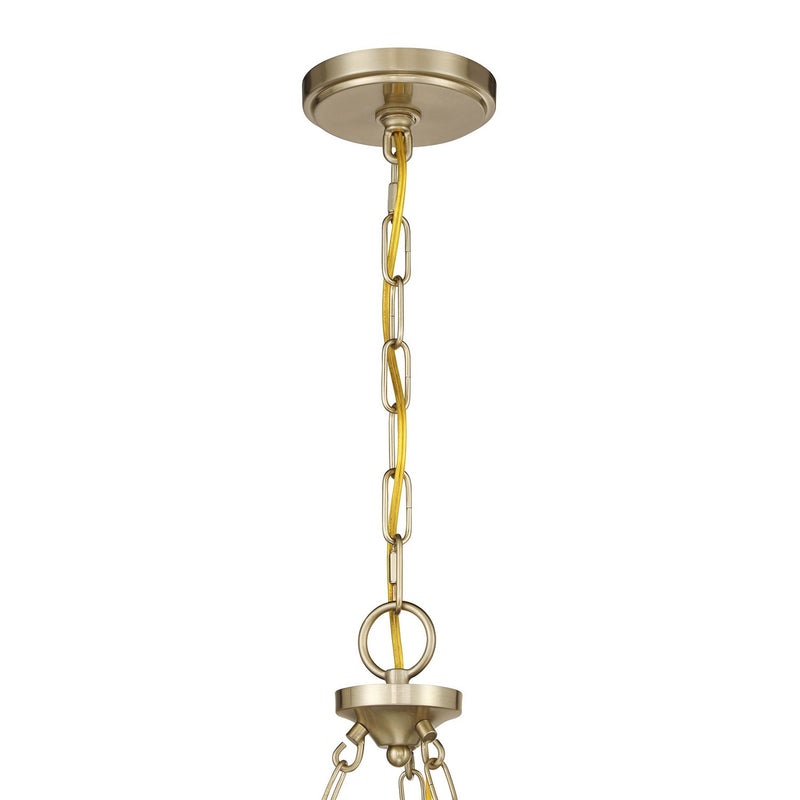 Six Light Chandelier<br /><span style="color:#4AB0CE;">Entrega: 8-9 semanas en USA</span><br /><span style="color:#4AB0CE;font-size:60%;">PREGUNTE POR ENTREGA EN PANAMA</span><br />Collection: Orianna<br />Finish: Noble Brass