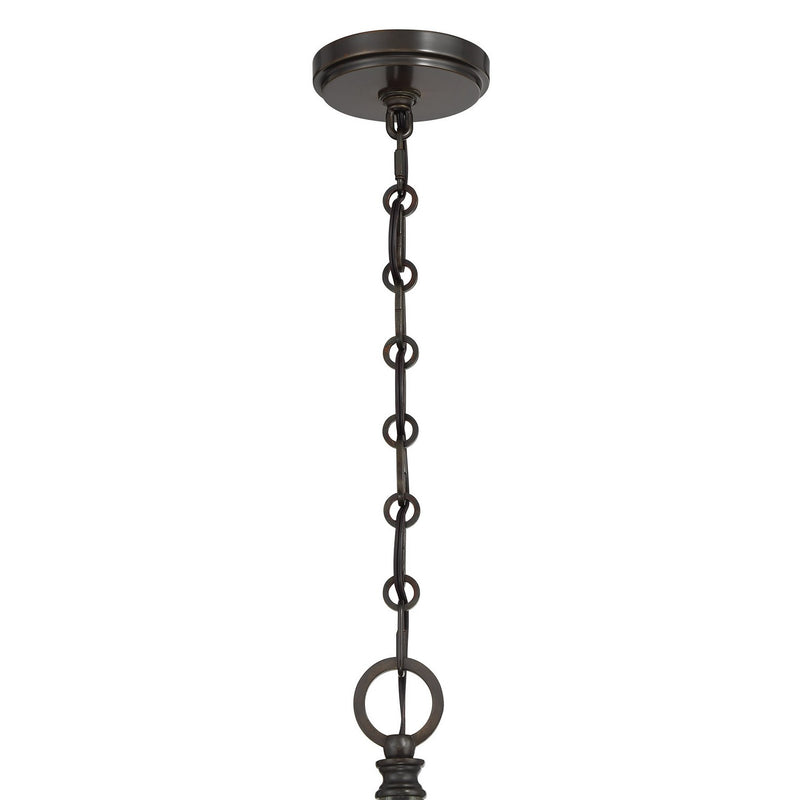 Five Light Chandelier<br /><span style="color:#4AB0CE;">Entrega: 5-6 semanas en USA</span><br /><span style="color:#4AB0CE;font-size:60%;">PREGUNTE POR ENTREGA EN PANAMA</span><br />Collection: Aragon<br />Finish: Mediterranean Bronze