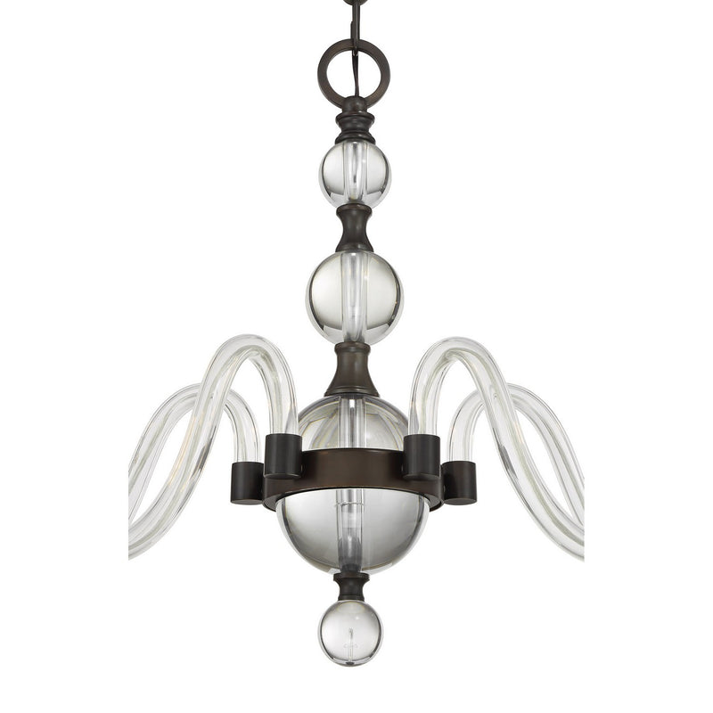 Five Light Chandelier<br /><span style="color:#4AB0CE;">Entrega: 5-6 semanas en USA</span><br /><span style="color:#4AB0CE;font-size:60%;">PREGUNTE POR ENTREGA EN PANAMA</span><br />Collection: Aragon<br />Finish: Mediterranean Bronze