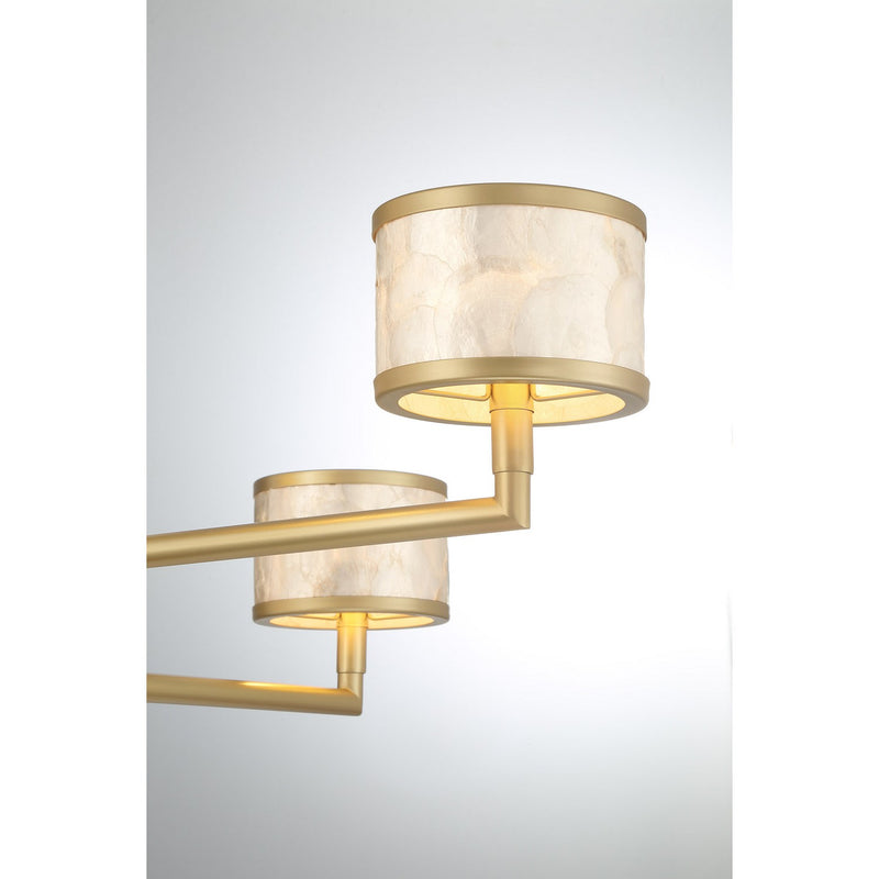 Savoy House - 1-6492-6-328 - Six Light Chandelier - Mariquita - Spun Gold