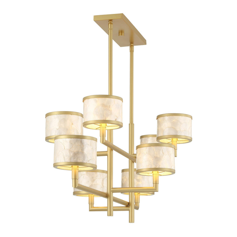 Savoy House - 1-6493-8-328 - Eight Light Chandelier - Mariquita - Spun Gold