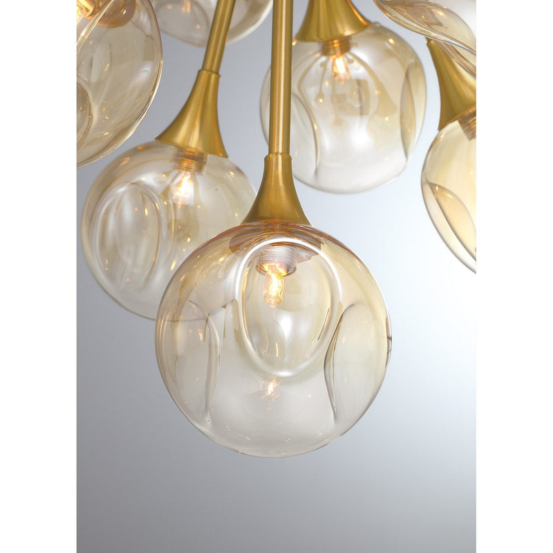 18 Light Chandelier<br /><span style="color:#4AB0CE;">Entrega: 2-3 semanas en USA</span><br /><span style="color:#4AB0CE;font-size:60%;">PREGUNTE POR ENTREGA EN PANAMA</span><br />Collection: Matisse<br />Finish: Warm Brass