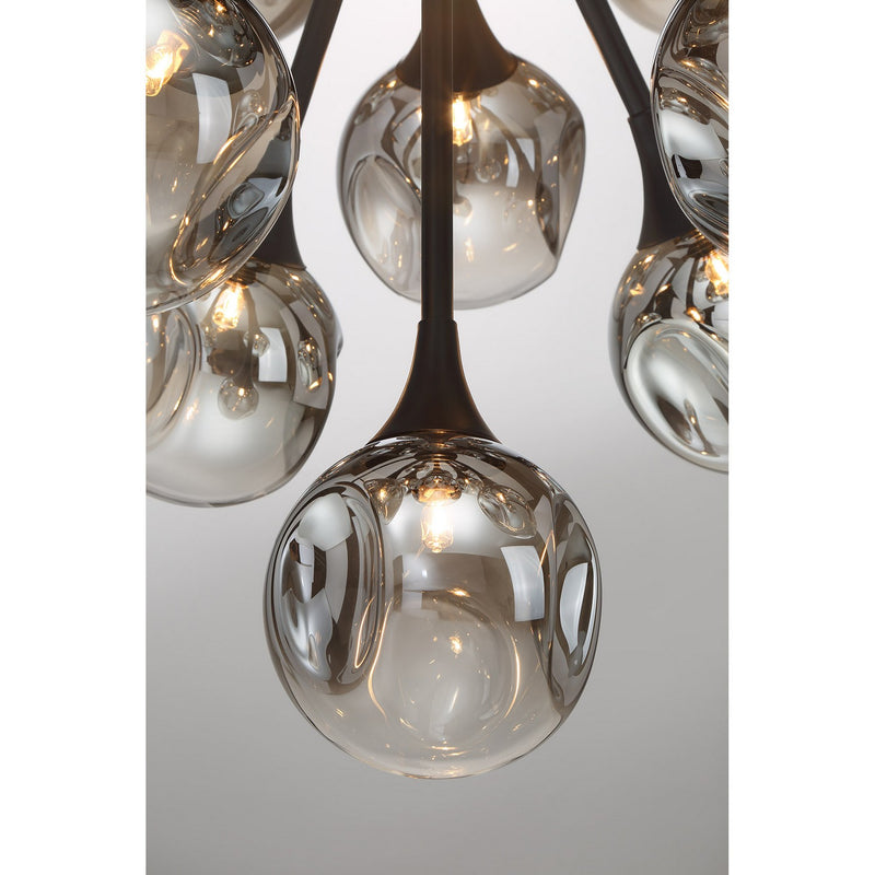 18 Light Chandelier<br /><span style="color:#4AB0CE;">Entrega: 2-3 semanas en USA</span><br /><span style="color:#4AB0CE;font-size:60%;">PREGUNTE POR ENTREGA EN PANAMA</span><br />Collection: Matisse<br />Finish: Matte Black