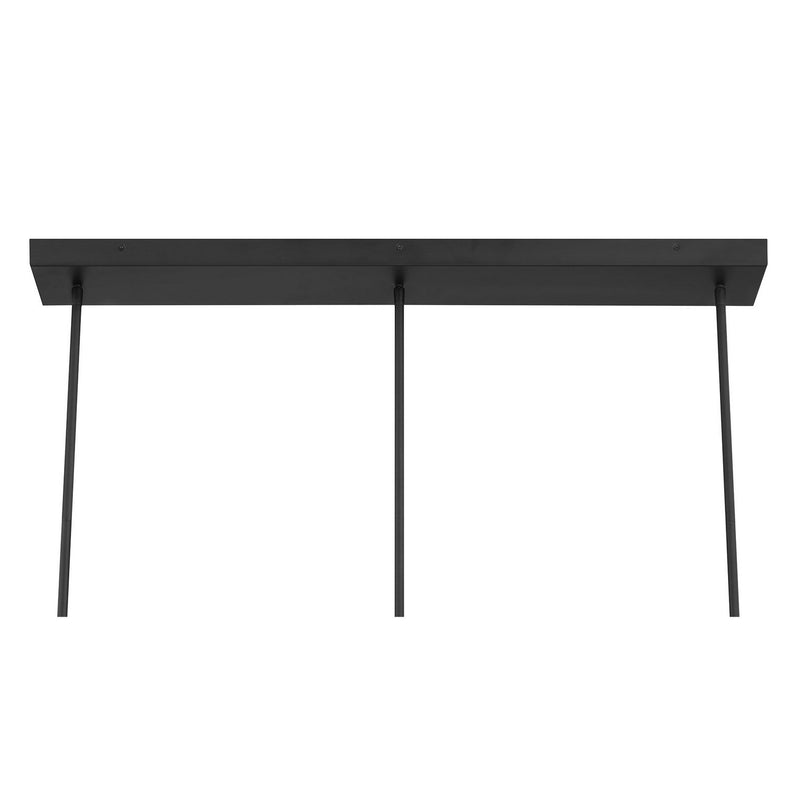 Three Light Linear Chandelier<br /><span style="color:#4AB0CE;">Entrega: 4-10 dias en USA</span><br /><span style="color:#4AB0CE;font-size:60%;">PREGUNTE POR ENTREGA EN PANAMA</span><br />Collection: Hillbourne<br />Finish: Matte Black