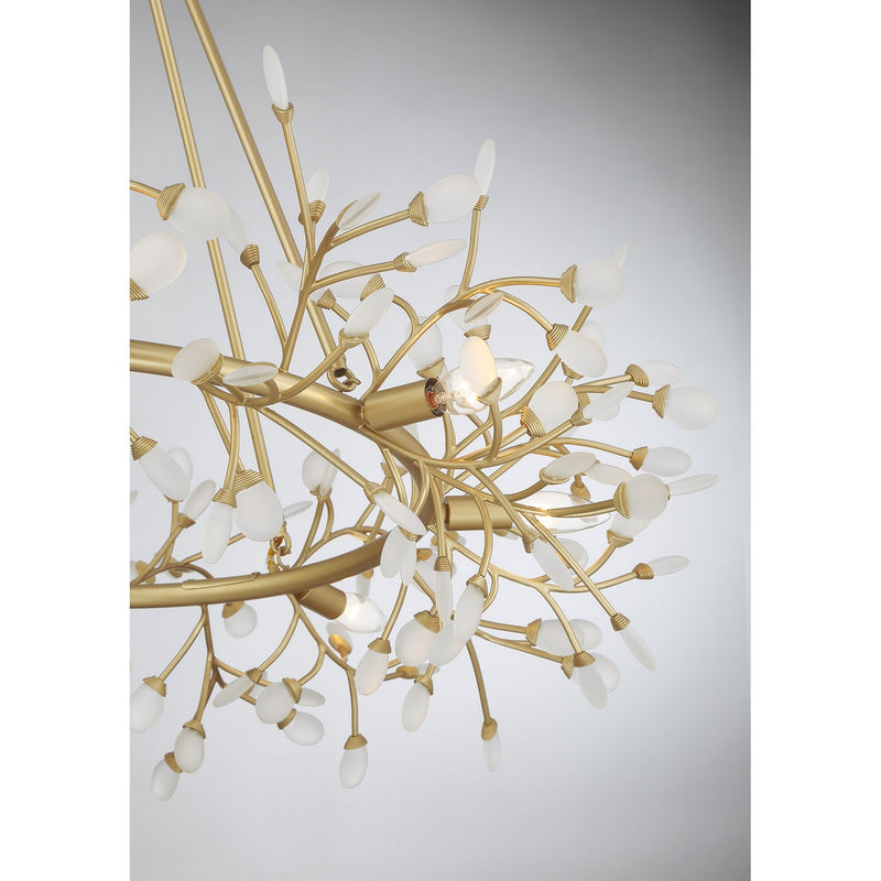 Savoy House - 1-9855-8-328 - Eight Light Chandelier - Once - Spun Gold