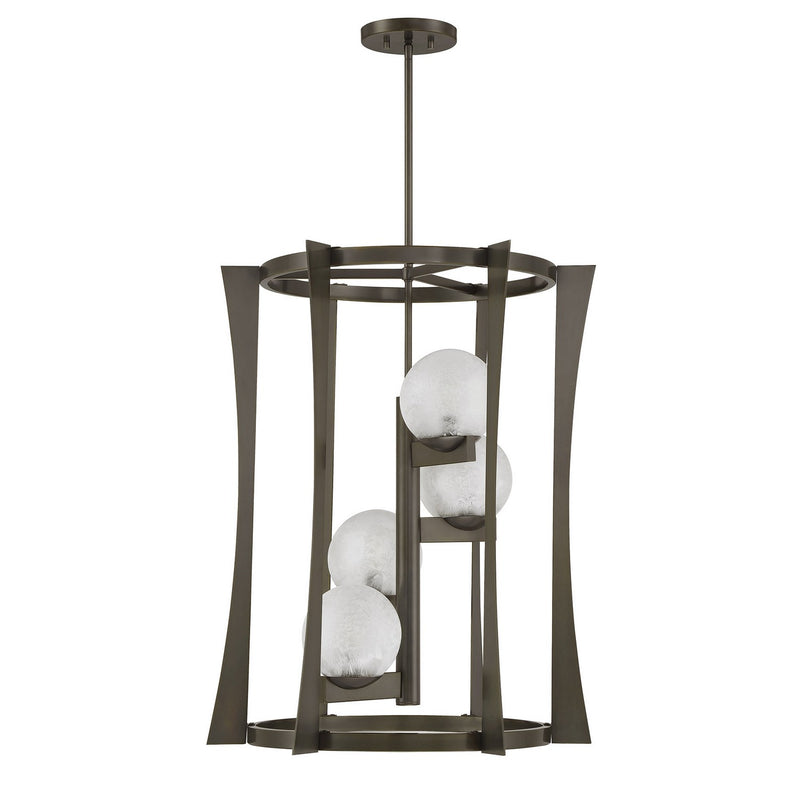 Four Light Pendant<br /><span style="color:#4AB0CE;">Entrega: 4-10 dias en USA</span><br /><span style="color:#4AB0CE;font-size:60%;">PREGUNTE POR ENTREGA EN PANAMA</span><br />Collection: Darien<br />Finish: Mediterranean Bronze
