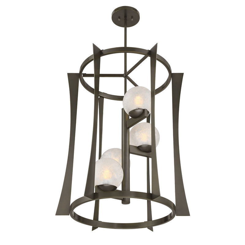 Four Light Pendant<br /><span style="color:#4AB0CE;">Entrega: 4-10 dias en USA</span><br /><span style="color:#4AB0CE;font-size:60%;">PREGUNTE POR ENTREGA EN PANAMA</span><br />Collection: Darien<br />Finish: Mediterranean Bronze