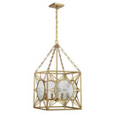 Four Light Pendant<br /><span style="color:#4AB0CE;">Entrega: 4-10 dias en USA</span><br /><span style="color:#4AB0CE;font-size:60%;">PREGUNTE POR ENTREGA EN PANAMA</span><br />Collection: Balfour<br />Finish: Warm Brass