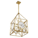 Four Light Pendant<br /><span style="color:#4AB0CE;">Entrega: 4-10 dias en USA</span><br /><span style="color:#4AB0CE;font-size:60%;">PREGUNTE POR ENTREGA EN PANAMA</span><br />Collection: Balfour<br />Finish: Warm Brass