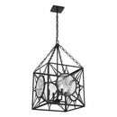 Four Light Pendant<br /><span style="color:#4AB0CE;">Entrega: 4-10 dias en USA</span><br /><span style="color:#4AB0CE;font-size:60%;">PREGUNTE POR ENTREGA EN PANAMA</span><br />Collection: Balfour<br />Finish: Matte Black