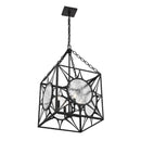 Four Light Pendant<br /><span style="color:#4AB0CE;">Entrega: 4-10 dias en USA</span><br /><span style="color:#4AB0CE;font-size:60%;">PREGUNTE POR ENTREGA EN PANAMA</span><br />Collection: Balfour<br />Finish: Matte Black