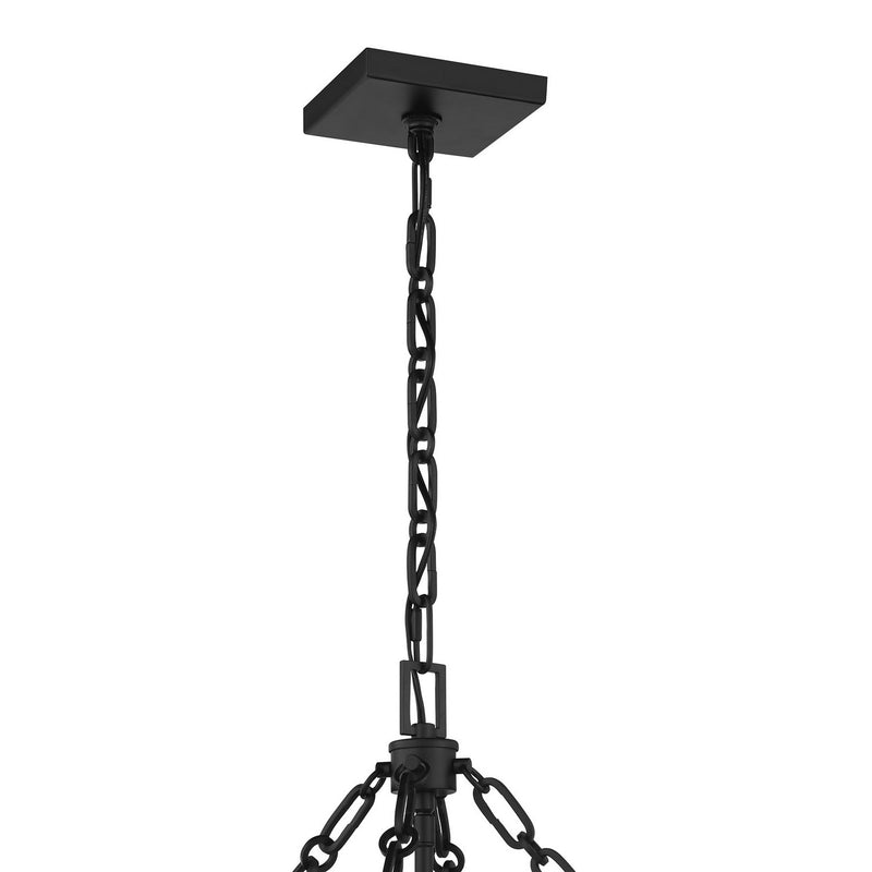 Four Light Pendant<br /><span style="color:#4AB0CE;">Entrega: 4-10 dias en USA</span><br /><span style="color:#4AB0CE;font-size:60%;">PREGUNTE POR ENTREGA EN PANAMA</span><br />Collection: Balfour<br />Finish: Matte Black