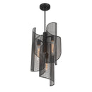 Three Light Pendant<br /><span style="color:#4AB0CE;">Entrega: 4-10 dias en USA</span><br /><span style="color:#4AB0CE;font-size:60%;">PREGUNTE POR ENTREGA EN PANAMA</span><br />Collection: Hillbourne<br />Finish: Matte Black