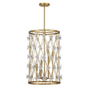 Six Light Pendant<br /><span style="color:#4AB0CE;">Entrega: 4-10 dias en USA</span><br /><span style="color:#4AB0CE;font-size:60%;">PREGUNTE POR ENTREGA EN PANAMA</span><br />Collection: Bailey<br />Finish: Warm Brass