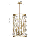 Savoy House - 3-8412-6-322 - Six Light Pendant - Bailey - Warm Brass