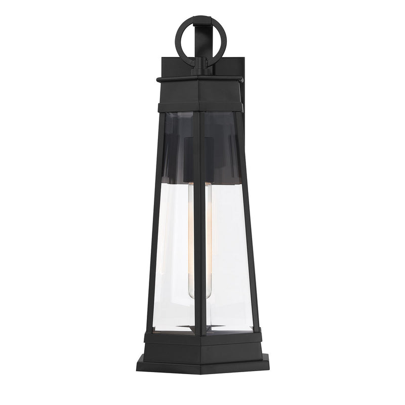 One Light Outdoor Wall Lantern<br /><span style="color:#4AB0CE;">Entrega: 4-10 dias en USA</span><br /><span style="color:#4AB0CE;font-size:60%;">PREGUNTE POR ENTREGA EN PANAMA</span><br />Collection: Payne<br />Finish: Matte Black