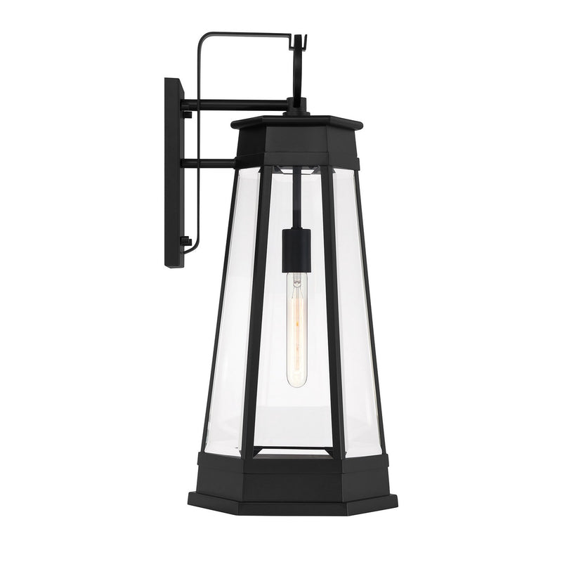 One Light Outdoor Wall Lantern<br /><span style="color:#4AB0CE;">Entrega: 4-10 dias en USA</span><br /><span style="color:#4AB0CE;font-size:60%;">PREGUNTE POR ENTREGA EN PANAMA</span><br />Collection: Payne<br />Finish: Matte Black