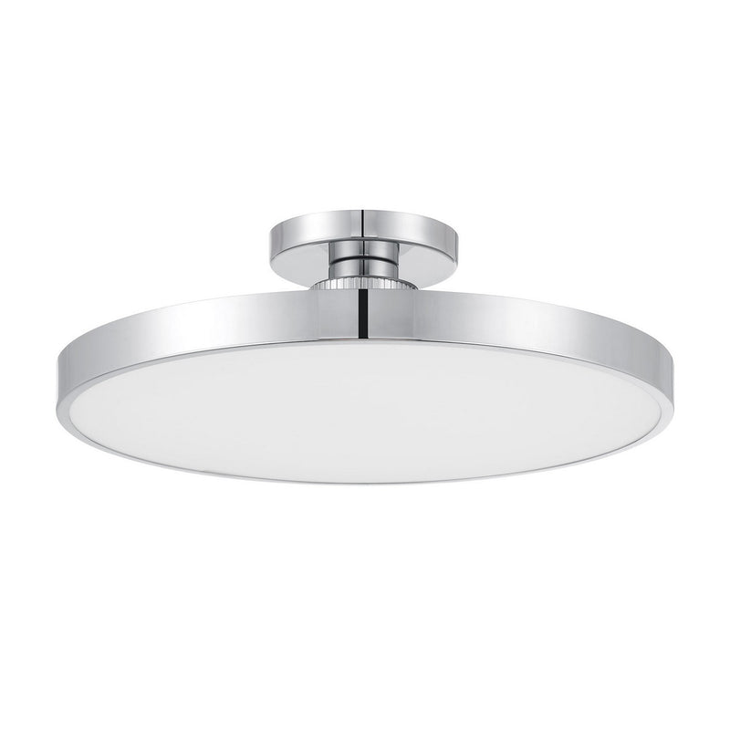 LED Semi-Flush Mount<br /><span style="color:#4AB0CE;">Entrega: 4-10 dias en USA</span><br /><span style="color:#4AB0CE;font-size:60%;">PREGUNTE POR ENTREGA EN PANAMA</span><br />Collection: Thayer<br />Finish: Chrome