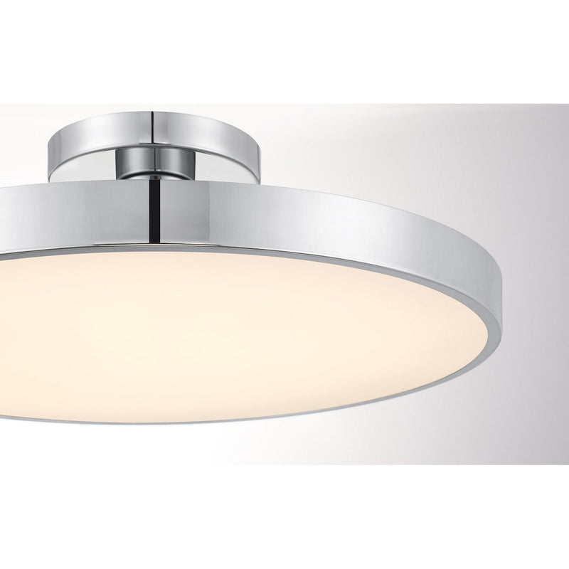LED Semi-Flush Mount<br /><span style="color:#4AB0CE;">Entrega: 4-10 dias en USA</span><br /><span style="color:#4AB0CE;font-size:60%;">PREGUNTE POR ENTREGA EN PANAMA</span><br />Collection: Thayer<br />Finish: Chrome