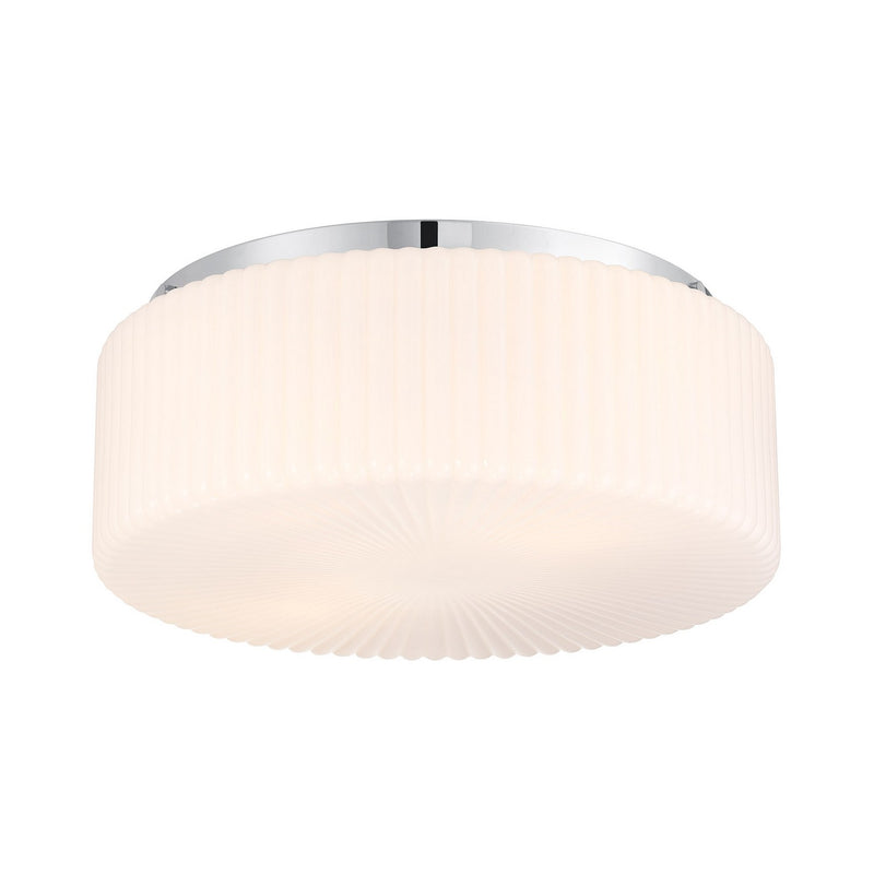 Four Light Flush Mount<br /><span style="color:#4AB0CE;">Entrega: 2-3 semanas en USA</span><br /><span style="color:#4AB0CE;font-size:60%;">PREGUNTE POR ENTREGA EN PANAMA</span><br />Collection: Edgemont<br />Finish: Chrome