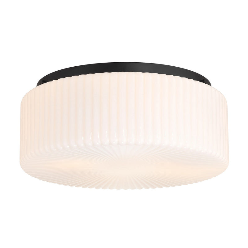 Four Light Flush Mount<br /><span style="color:#4AB0CE;">Entrega: 4-10 dias en USA</span><br /><span style="color:#4AB0CE;font-size:60%;">PREGUNTE POR ENTREGA EN PANAMA</span><br />Collection: Edgemont<br />Finish: Matte Black