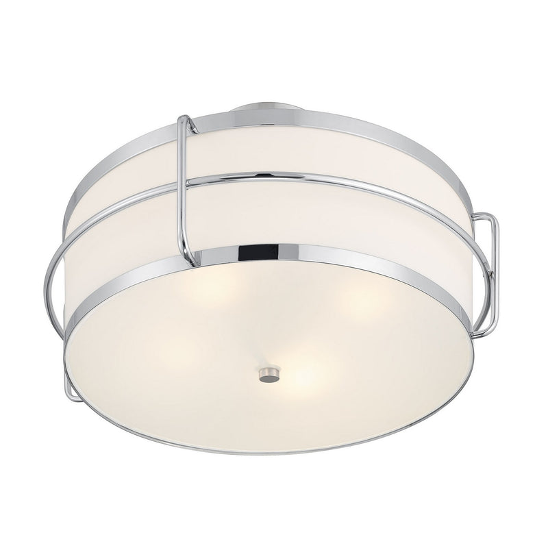 Four Light Semi-Flush Mount<br /><span style="color:#4AB0CE;">Entrega: 4-10 dias en USA</span><br /><span style="color:#4AB0CE;font-size:60%;">PREGUNTE POR ENTREGA EN PANAMA</span><br />Collection: Chauncey<br />Finish: Chrome