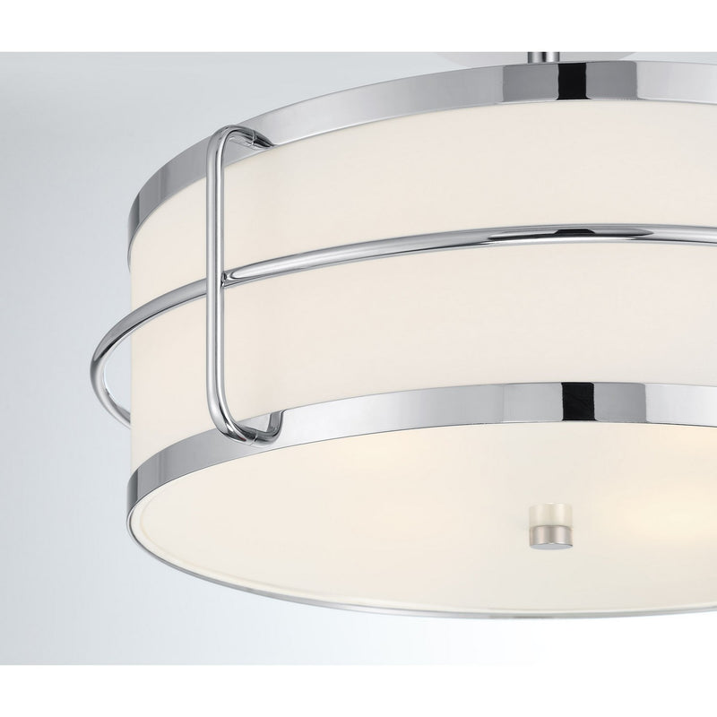 Four Light Semi-Flush Mount<br /><span style="color:#4AB0CE;">Entrega: 4-10 dias en USA</span><br /><span style="color:#4AB0CE;font-size:60%;">PREGUNTE POR ENTREGA EN PANAMA</span><br />Collection: Chauncey<br />Finish: Chrome