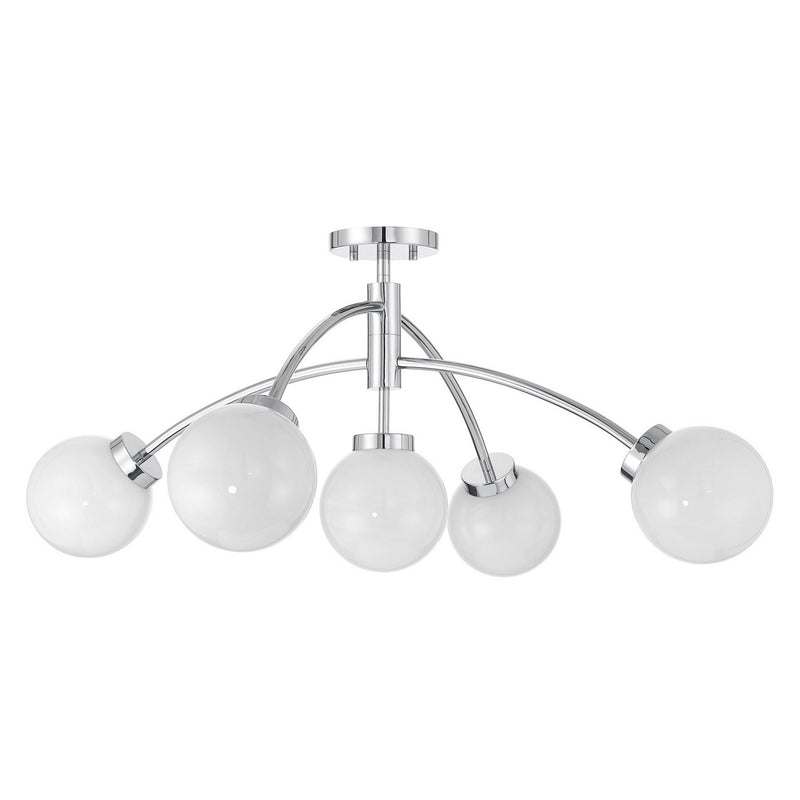 LED Semi-Flush Mount<br /><span style="color:#4AB0CE;">Entrega: 4-10 dias en USA</span><br /><span style="color:#4AB0CE;font-size:60%;">PREGUNTE POR ENTREGA EN PANAMA</span><br />Collection: Redfield<br />Finish: Chrome