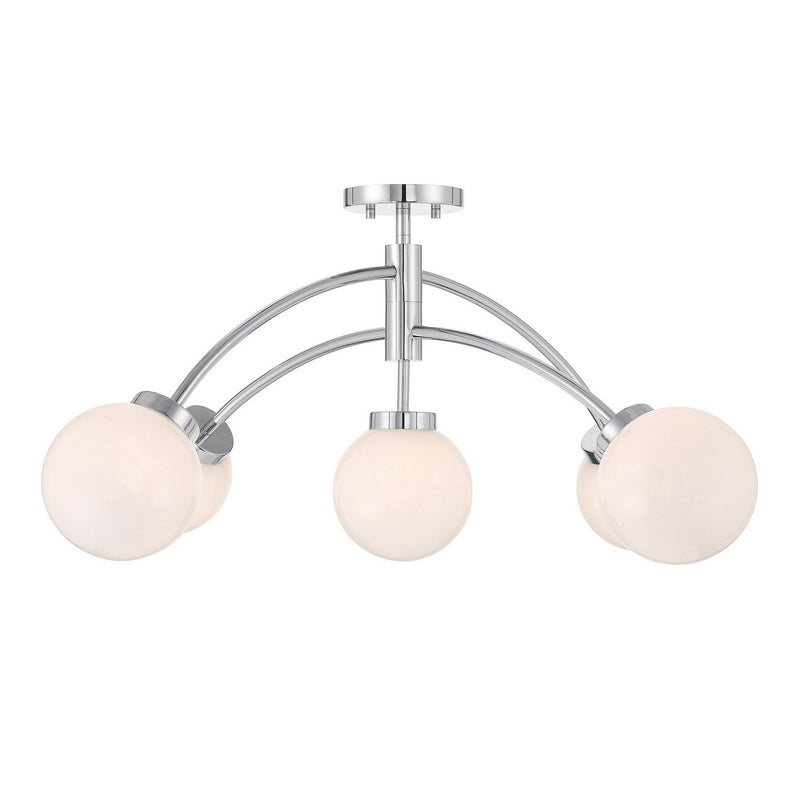 LED Semi-Flush Mount<br /><span style="color:#4AB0CE;">Entrega: 4-10 dias en USA</span><br /><span style="color:#4AB0CE;font-size:60%;">PREGUNTE POR ENTREGA EN PANAMA</span><br />Collection: Redfield<br />Finish: Chrome