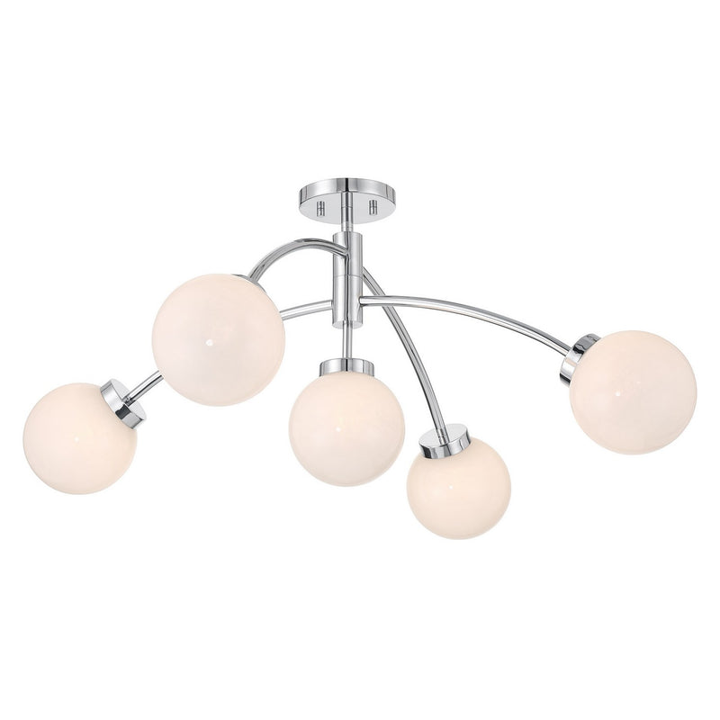 LED Semi-Flush Mount<br /><span style="color:#4AB0CE;">Entrega: 4-10 dias en USA</span><br /><span style="color:#4AB0CE;font-size:60%;">PREGUNTE POR ENTREGA EN PANAMA</span><br />Collection: Redfield<br />Finish: Chrome