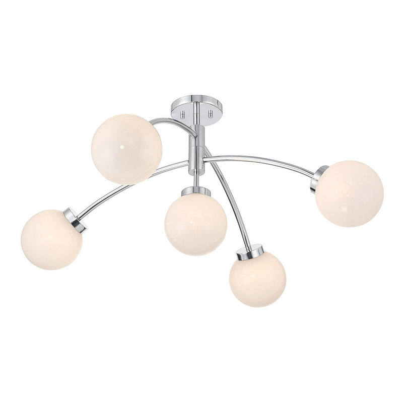 LED Semi-Flush Mount<br /><span style="color:#4AB0CE;">Entrega: 4-10 dias en USA</span><br /><span style="color:#4AB0CE;font-size:60%;">PREGUNTE POR ENTREGA EN PANAMA</span><br />Collection: Redfield<br />Finish: Chrome