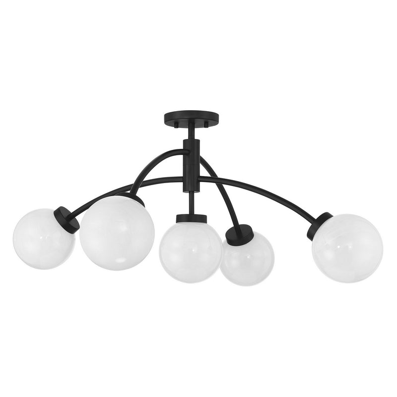 LED Semi-Flush Mount<br /><span style="color:#4AB0CE;">Entrega: 4-10 dias en USA</span><br /><span style="color:#4AB0CE;font-size:60%;">PREGUNTE POR ENTREGA EN PANAMA</span><br />Collection: Redfield<br />Finish: Matte Black