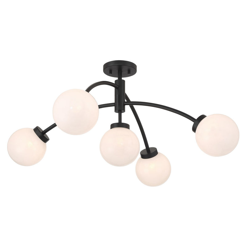 LED Semi-Flush Mount<br /><span style="color:#4AB0CE;">Entrega: 4-10 dias en USA</span><br /><span style="color:#4AB0CE;font-size:60%;">PREGUNTE POR ENTREGA EN PANAMA</span><br />Collection: Redfield<br />Finish: Matte Black