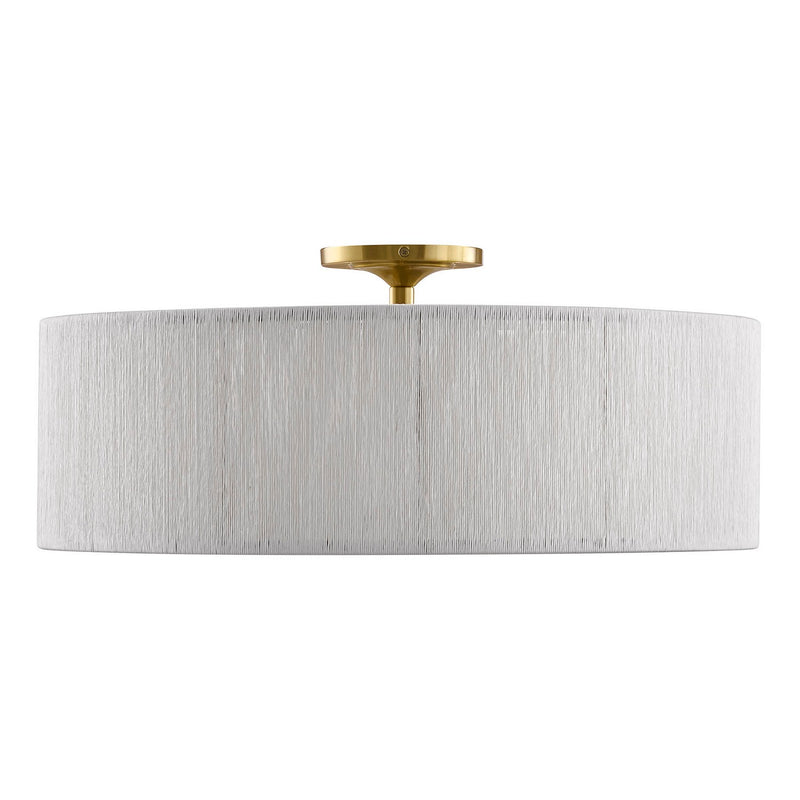 Four Light Flush Mount<br /><span style="color:#4AB0CE;">Entrega: 7-8 semanas en USA</span><br /><span style="color:#4AB0CE;font-size:60%;">PREGUNTE POR ENTREGA EN PANAMA</span><br />Collection: Maynard<br />Finish: Warm Brass